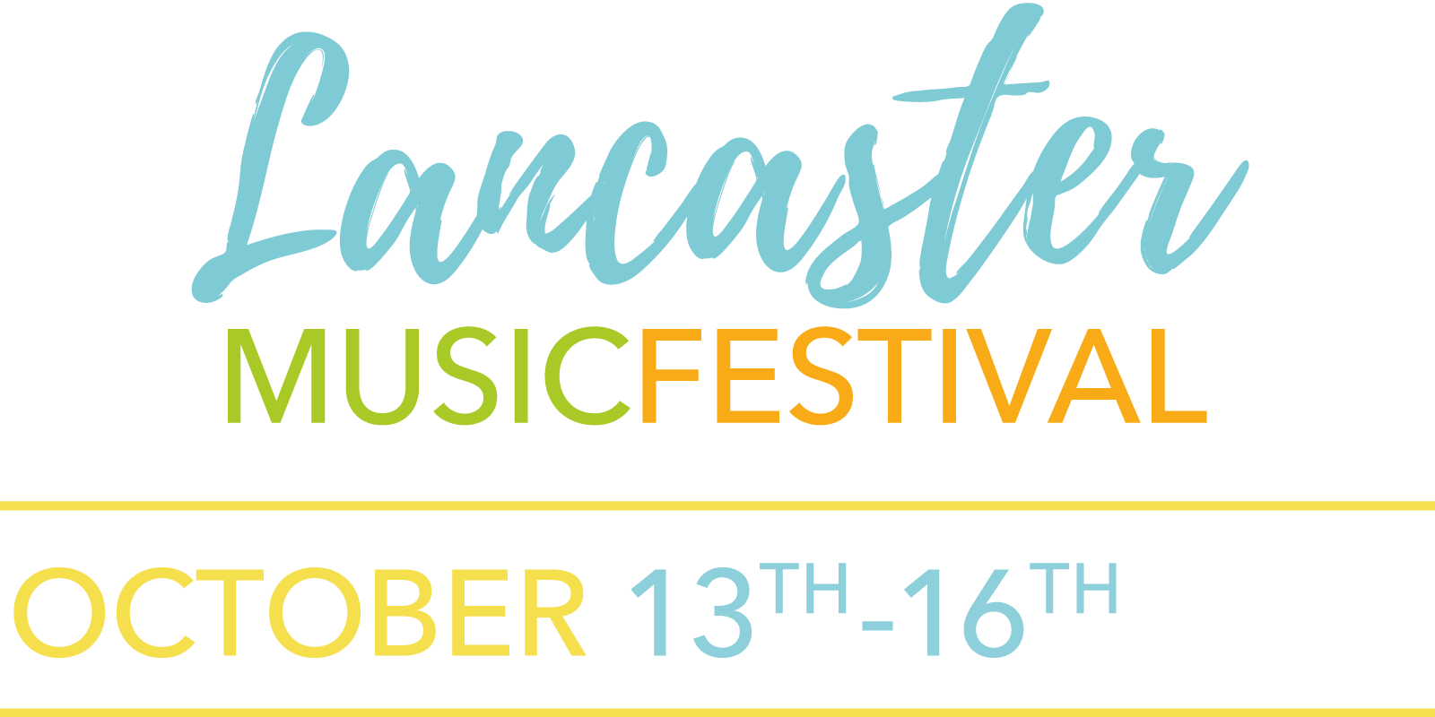 Lancaster Music Festival, October 13th - 16th 2022